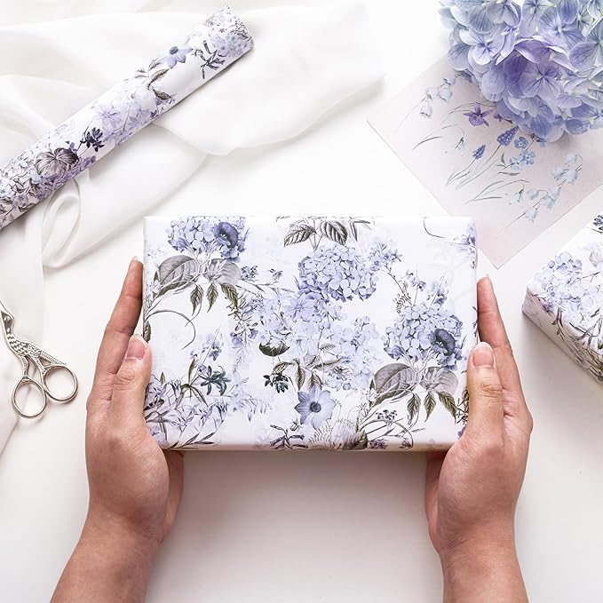 RUSPEPA Floral Wrapping Paper Roll - Image 6
