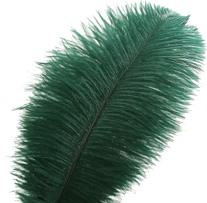 Ballinger Green Long Ostrich Feathers - Image 2