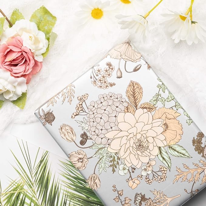 WRAPAHOLIC 30 Inch Jumbo Floral Wrapping Paper - Image 7