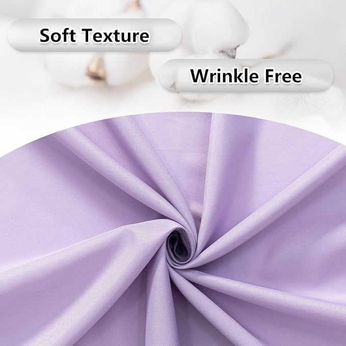 MEETSKY 10ft x 8ft Light Purple Backdrop Curtain - Image 7