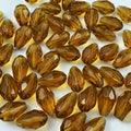 50pcs 10x15mm Teardrop Crystal Glass Beads Vertical Hole Faceted Glass Teardrop by ChooseBeadsChooseHonkoolly
