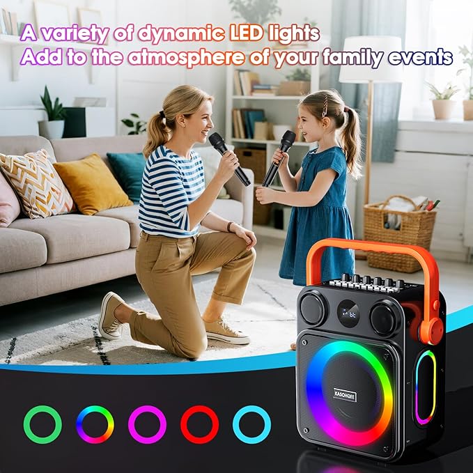Karaoke Machine for Adults, Portable Karaoke Speaker - Image 5
