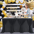 9ft Black Tulle Table Skirt for Rectangle Tables or Round Tables Tutu Table by Suppromo