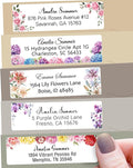 Personalized Return Address Labels Floral by GlitterOwl
