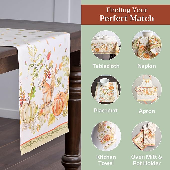 Maison d' Hermine Table Runner 100% Cotton Single Layer Table Runners 108 - Image 5