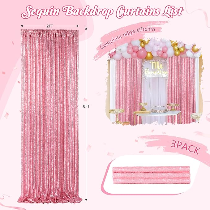 Backdrop Drapes Curtains Panels - Image 2