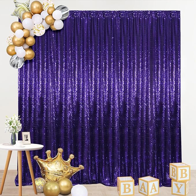 SquarePie Sequin Backdrop Curtain Not See Through Thick Glitter Background - Image 6