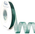Ribbli Spruce Green Organza Ribbon, 1/2 Inches x Continuous 50 Yard, Cookie by Ribbli
