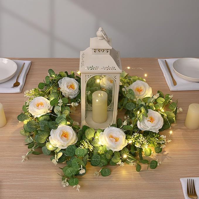Dolicer 2Pcs 13Ft Artificial Eucalyptus Garlands - Image 9