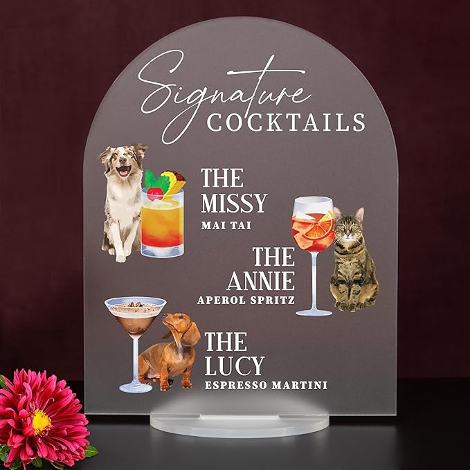 Pet Signature Drink Wedding Signs - Image 2