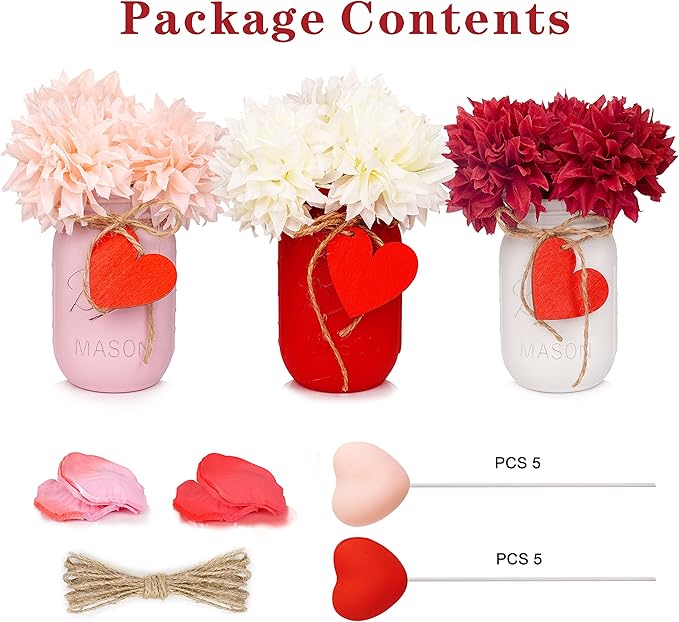 CNVOILA Valentines Table Decorations - Image 3