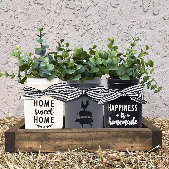 Mini Mason Jar Centerpiece Table Decorations - Image 6