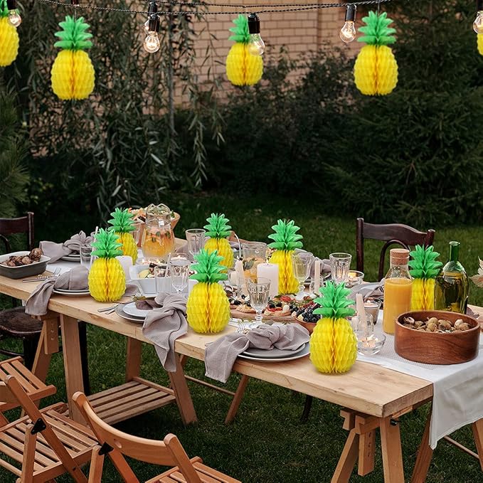 LYART 6 Pcs 14 Inch Pineapple Decorations - Image 3