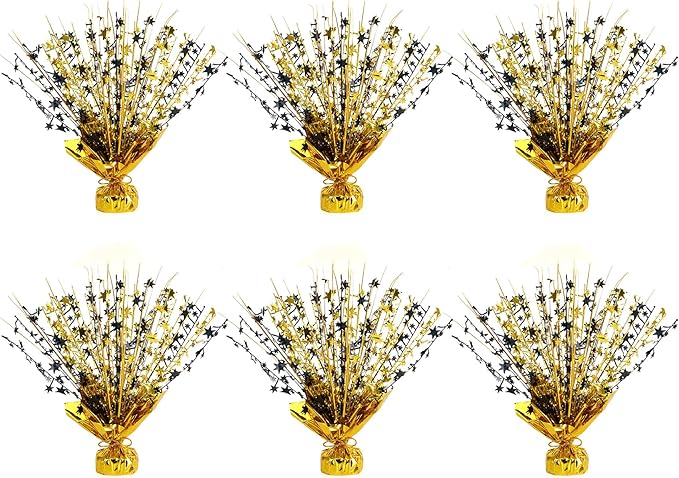 6 Pack Star Table Centerpieces for Party, Birthday Table Decorations for Kids by Unknown