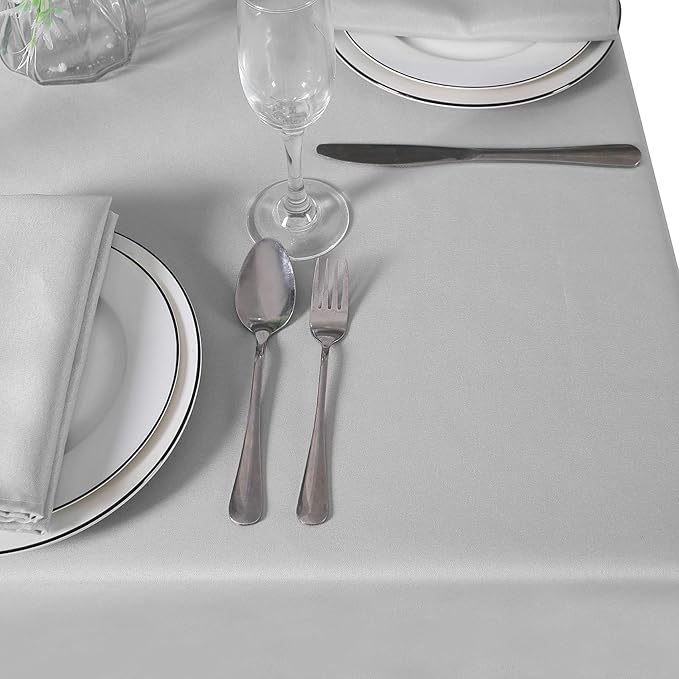 Cupuamon Square Tablecloth 52x52 inch Washable Polyester Fabric Table Cloth - Image 7