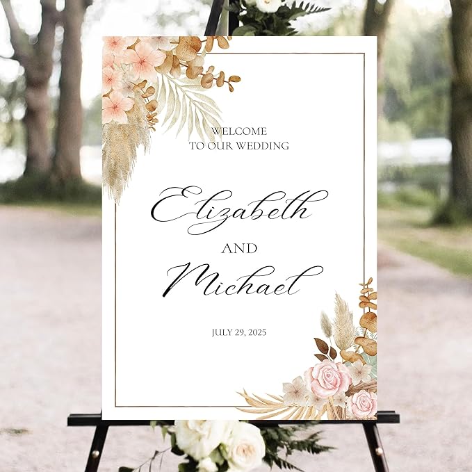Personalized Wedding Welcome Sign, Welcome Wedding Sign, Welcome To Our Wedding - Image 2