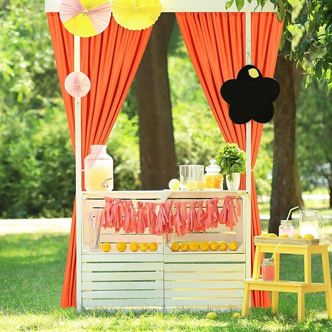DWCN 10x7 FT Backdrop Curtains for Parties, Photography Backdrop Drapes - Image 6