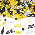 MARFOREVER 2026 New Years Confetti, New Year Eve Party Confetti Black Gold by MARFOREVER