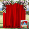 10ft x 7ft Red Backdrop Curtains by MYSKYHOME