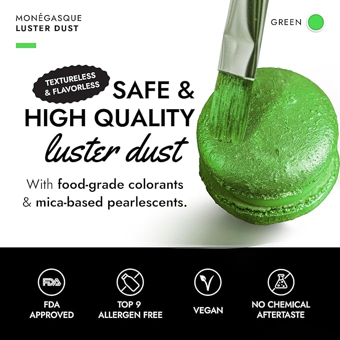 MONÉGASQUE Green Edible Glitter - Image 2