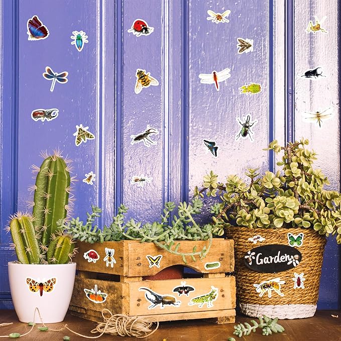 Insect Animals Stickers 840 Count Insect Bug Butterfly Animal Stickers Party - Image 6