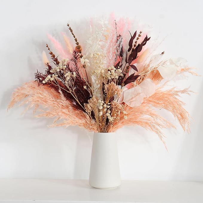 Pink Dried Flowers Bouquet - Image 2