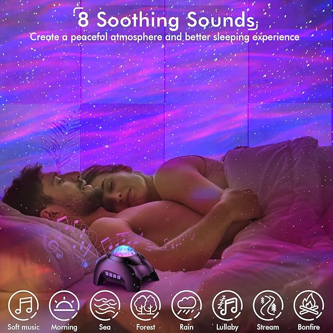 Rossetta Star Projector, LED Night Light Aurora Galaxy Projector - Image 3