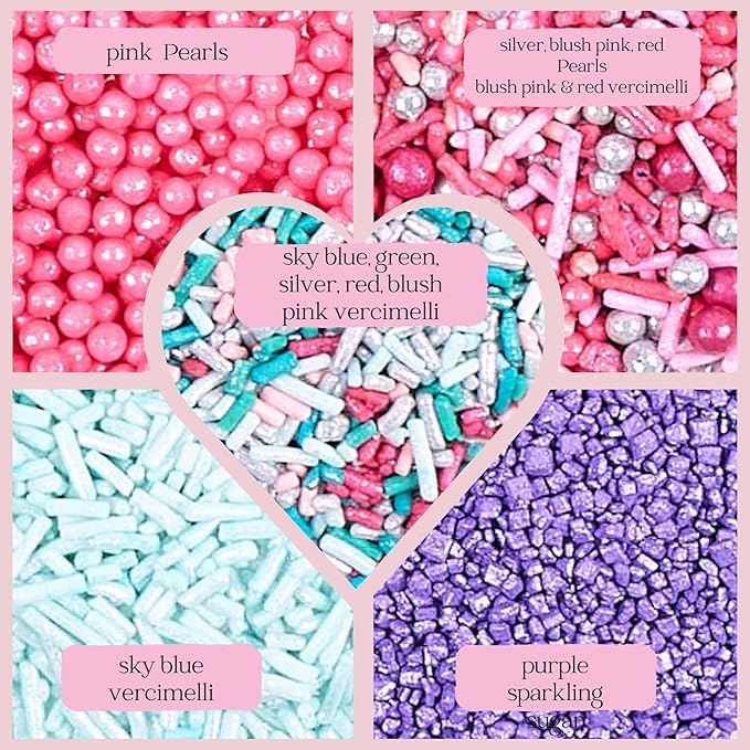 Confect Unicorn Party Sprinkles – Edible Cake Decorating Mix - Image 3