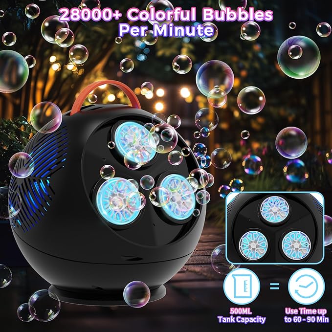 Bubble Machine Automatic Bubble Blower - Image 3