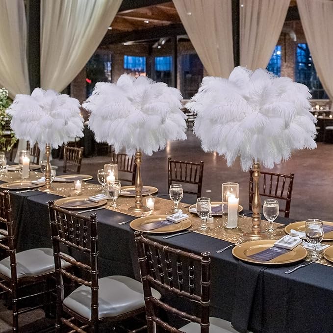 80 Pcs Large Natural Ostrich Feathers Plumes 14-16 Inch Bulk - Image 5
