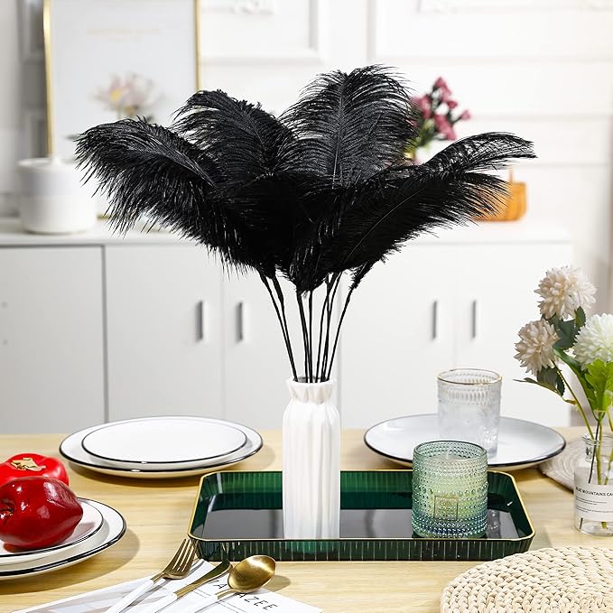 Holmgren Black Ostrich Feathers Bulk - Image 6