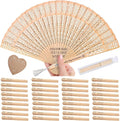 20pcs Personalized Wedding Fans by HICUSXCustomizedwithCare