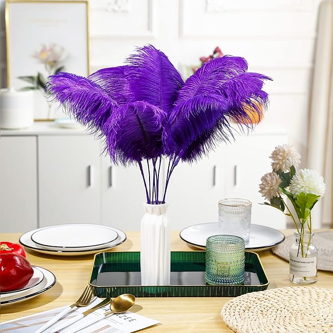 Holmgren Purple Large Ostrich Feather - Image 6