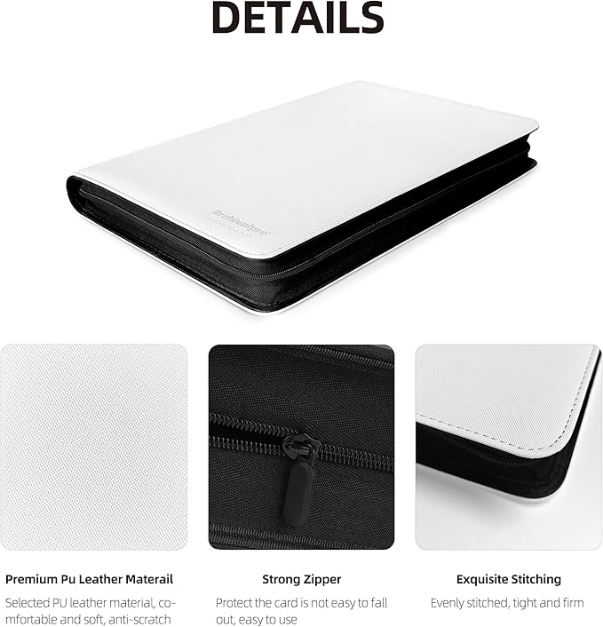 16 Pockets Premium Card Binder 1024 Cards Trading Card Binders Side Load Card - Image 3