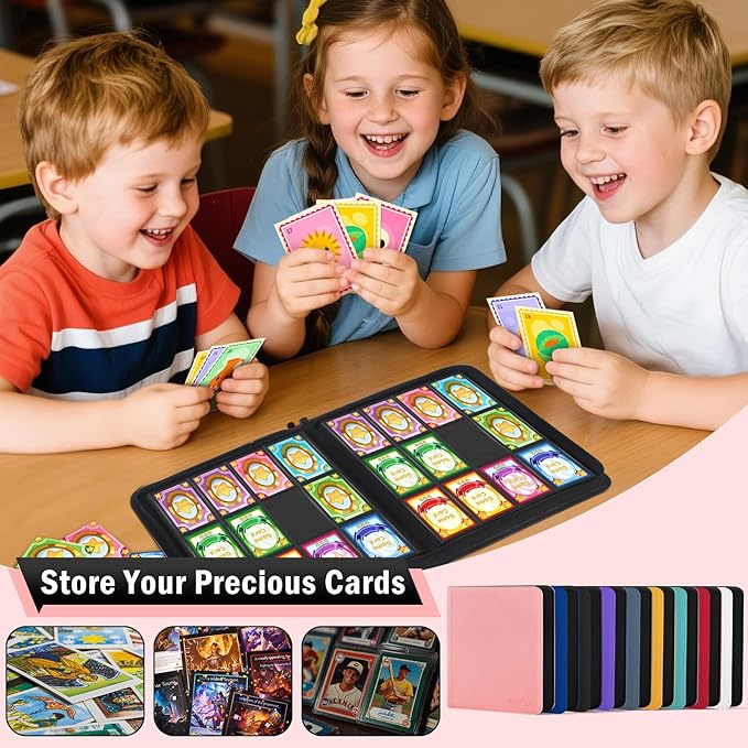 12 Pocket Card Binder, Zipper Trading Card Binder, 720 Large Capacity Side - Image 7