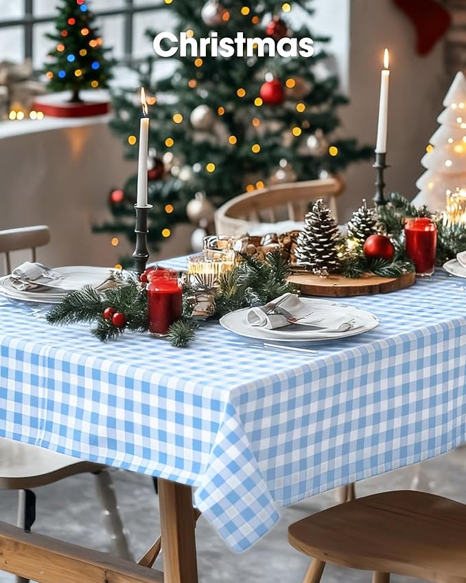 Pureegg Plastic Table Cloth Disposable 10 Pack, 54 x 108 Inch Table Cloths - Image 7