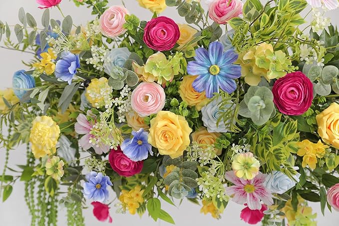 Serra Flora Artificial Flowers Combo Set Faux Flowers Bulk Flower Leaf - Image 4