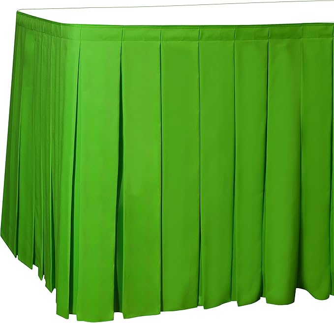 Ultimate Textile Pleat Polyester Fabric Table Skirt by UltimateTextile