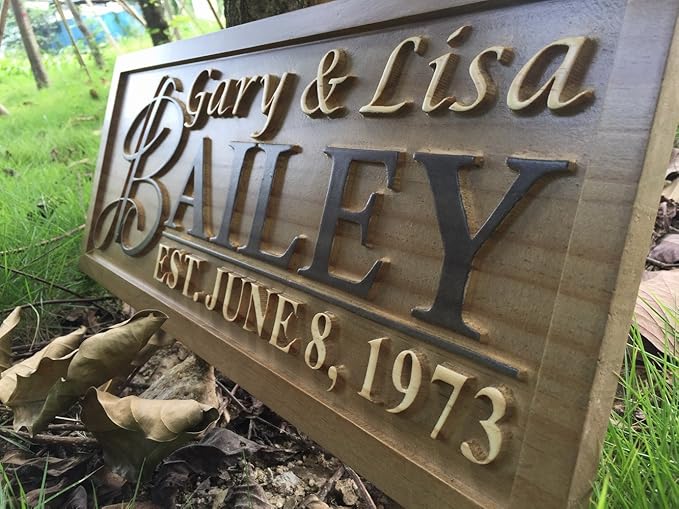 ADVPRO Personalized Custom Made Solid Pine Wood rustic home sign décor - Image 5