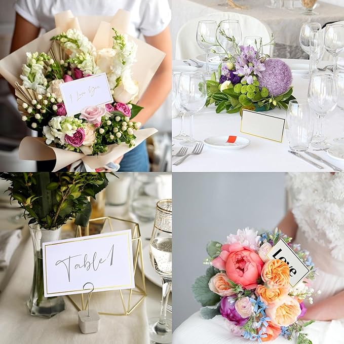 50Pcs Table Place Cards Wedding Name Cards - Image 2