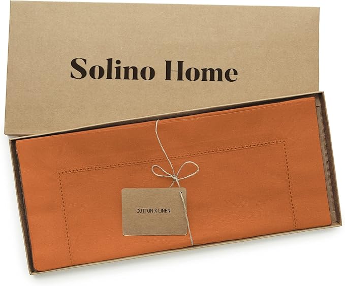 Solino Home Cotton Linen Table Runner 60 Inches - Image 6