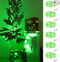 HXWEIYE 6 Pack Green Fairy Lights Battery Operated, 7ft 20LED Mini Fairy String by LightUpYourHomewHXWEIYE