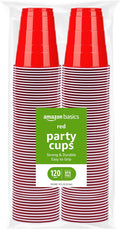 Amazon Basics Disposable Plastic Party Cups, Large Pack by AmazonBasics