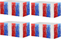 4 Pack 29x108 Inch Metallic Foil Fringe Tinsel Table Skirts by Clayghsen