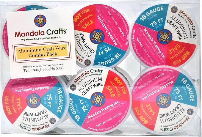 Mandala Crafts 18 Gauge Anodized Aluminum Craft Wire - Image 4