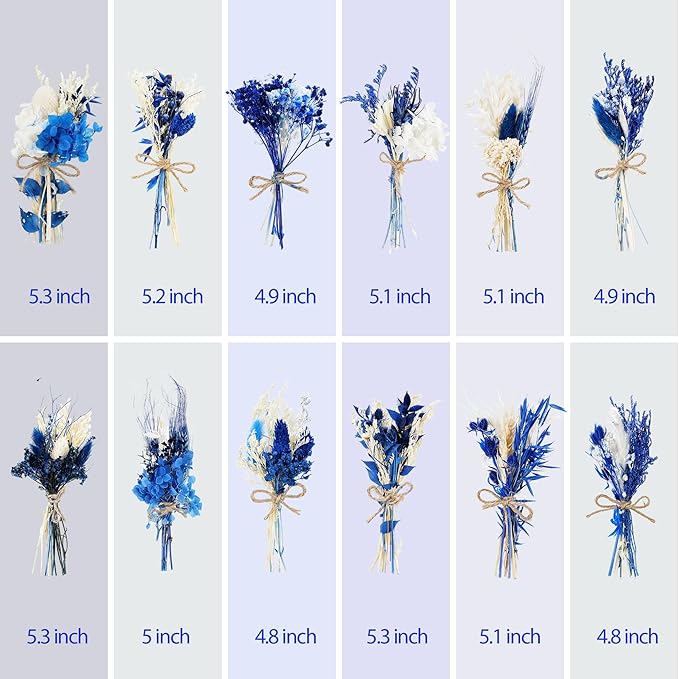 10/12/24/36 Pack Mini Dried Flowers - Image 2