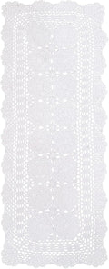 Phantomon Lace Table Runner Rectangular Table Cover Cloth Handmade Crochet by Phantomon