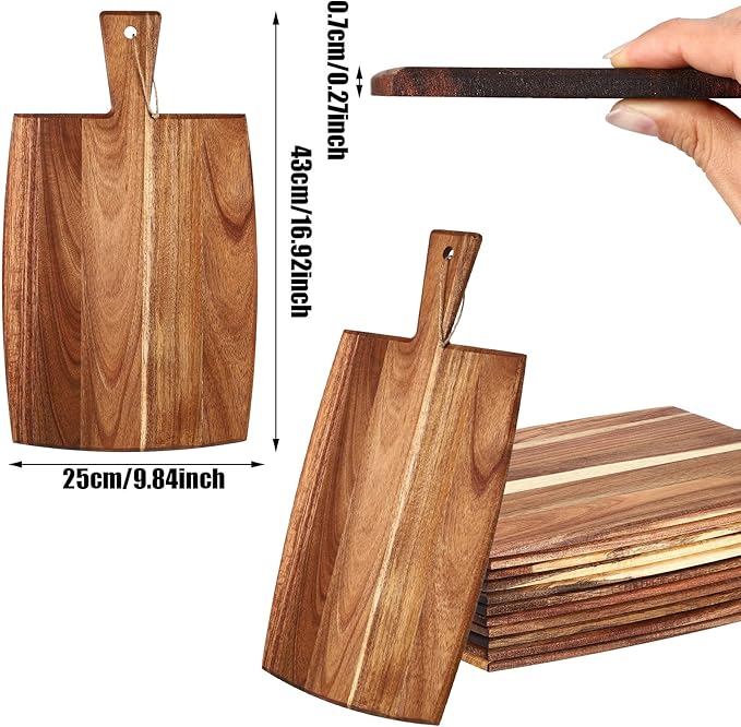 Irenare 18 Pcs Plain Cutting Board Set - Image 2