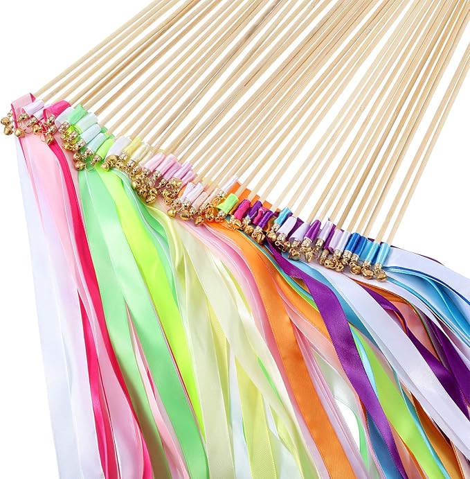 Boao 40 Pieces Mixed Color Ribbon Sticks - Image 3