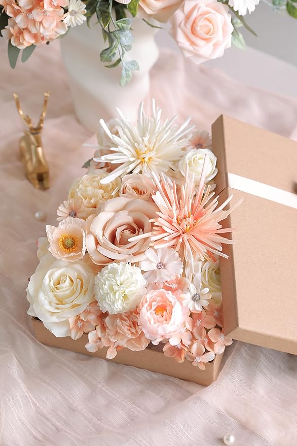 Serra Flora Artificial Flowers Combo Box Set Faux Flowers Bulk Flower Leaf - Image 3